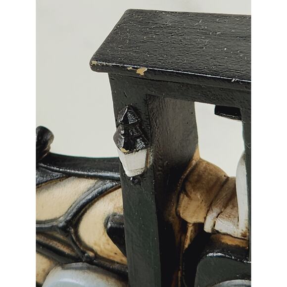 Burwood Amish Wall Deco Plaque 9" Buggy Farm Lady Geese 1995 Country Farm x2 - Picture 16 of 16